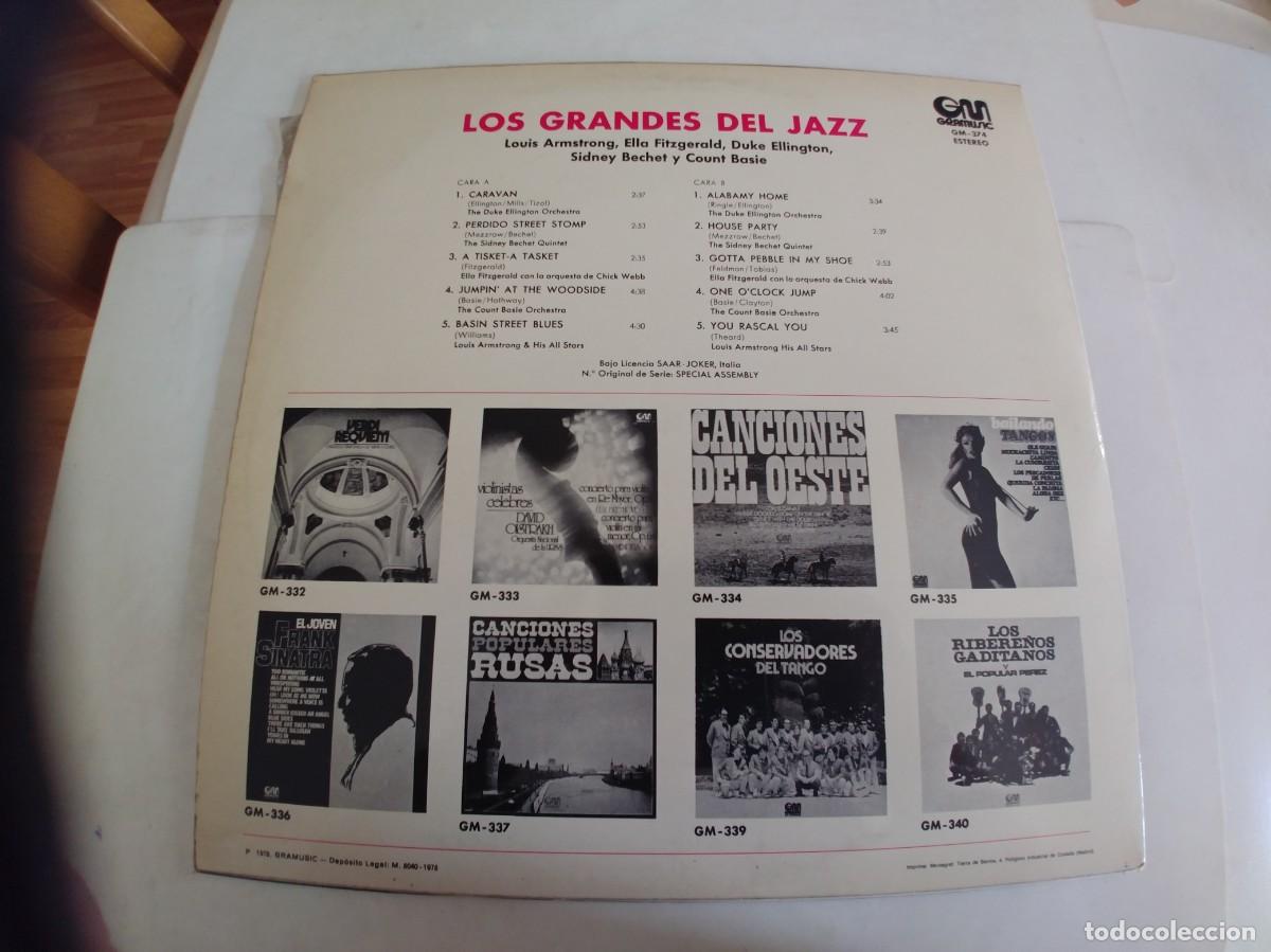 Discos de vinilo: LOS GRANDES DEL JAZZ-LP - Foto 2
