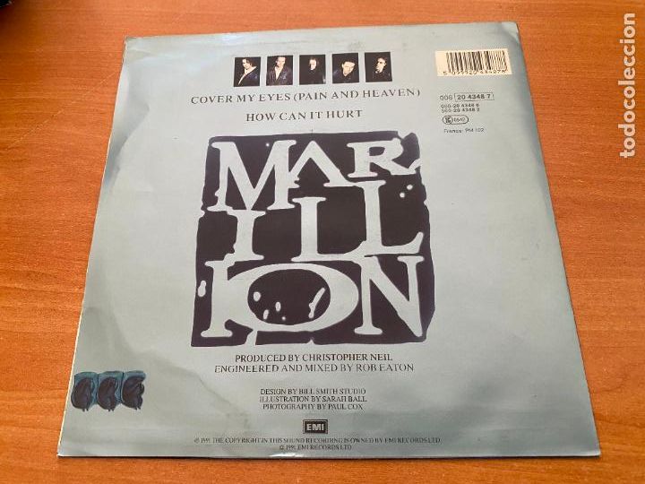 Discos de vinilo: MARILLON (COVER MY EYES) SINGLE (EPI25) - Foto 3