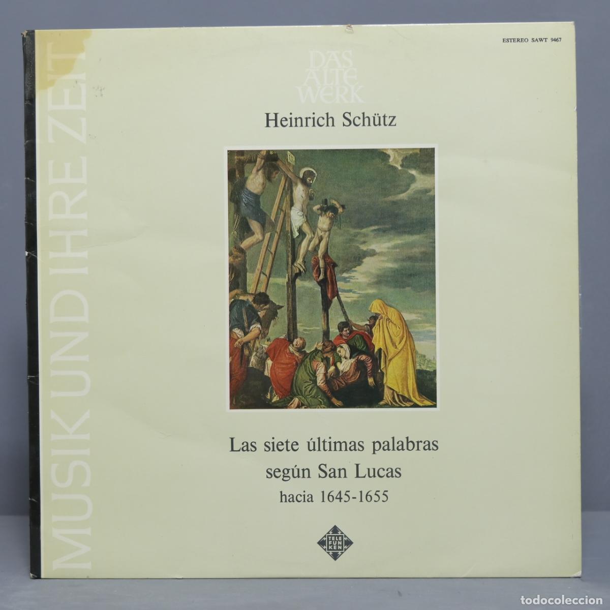 Vinyl records: LP. Sch&uuml;tz &ndash; Las Siete Ultimas Palabras / Pasi&oacute;n Seg&uacute;n Lucas