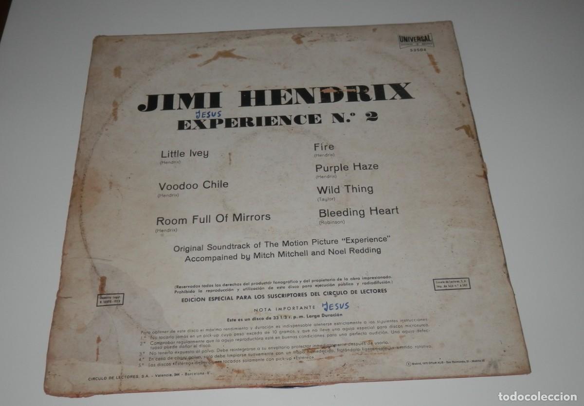 Discos de vinilo: DISCO LP DE VINILLO DE JIMI HENDRIX - Foto 2