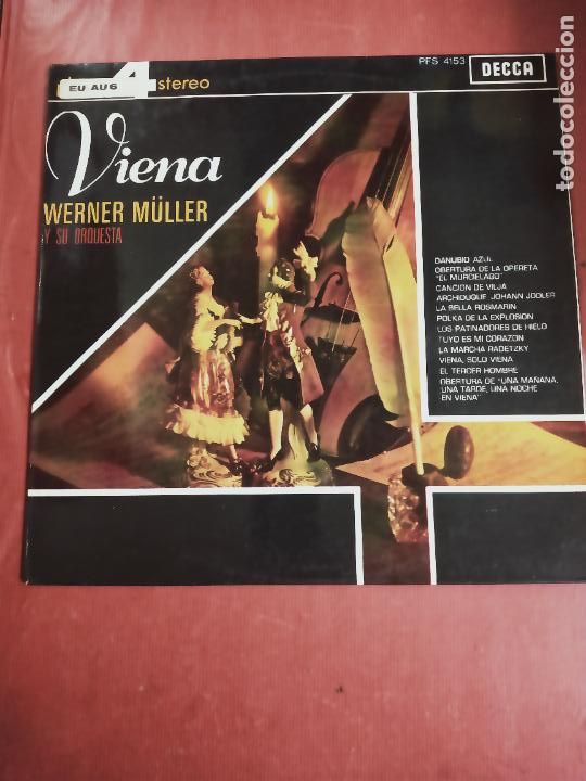 Discos de vinilo: WERNER MULLER Y SU ORQUESTA - VIENA - LP DECCA 1969. - Foto 1
