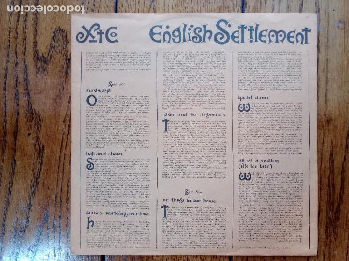 Discos de vinilo: XTC - english settlement - Foto 4