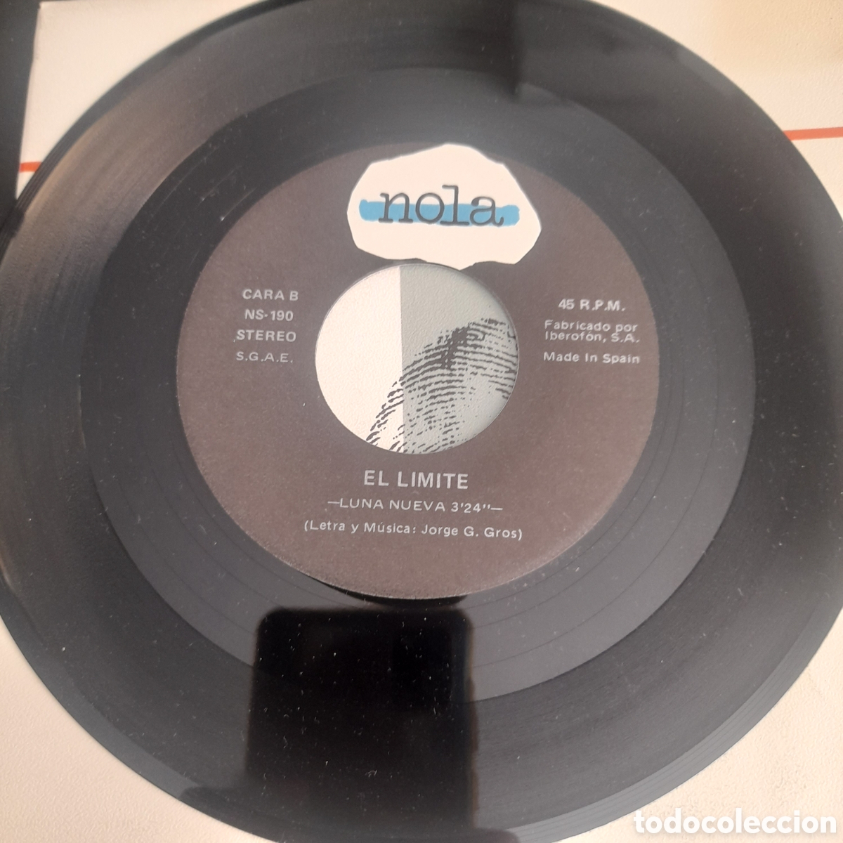 Discos de vinilo: El L&iacute;mite &ndash; Viento Del Este. Vinilo, 7&rdquo;, Single - Foto 4