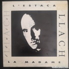 Discos de vinilo: LLUÍS LLACH – L'ESTACA / LA MADAME. VINIL, 7”, 45 RPM, SINGLE, PROMO, STEREO