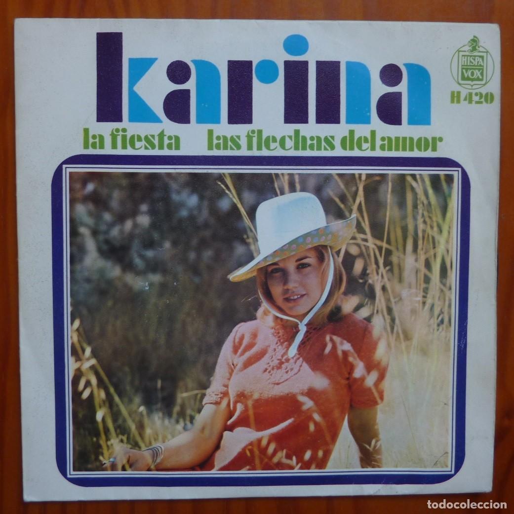 Discos de vinilo: KARINA / LA FIESTA / 1968 / SINGLE - Foto 1