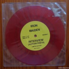 Discos de vinilo: IRON MAIDEN / INTERVIEW /ADRIAN SMITH / MADE IN ENGLAND /