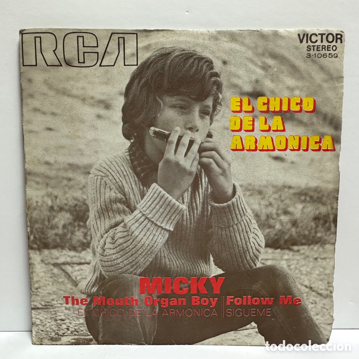 Discos de vinilo: Micky - El Chico De La Arm&oacute;nica (7&rdquo;, Single) - Foto 1