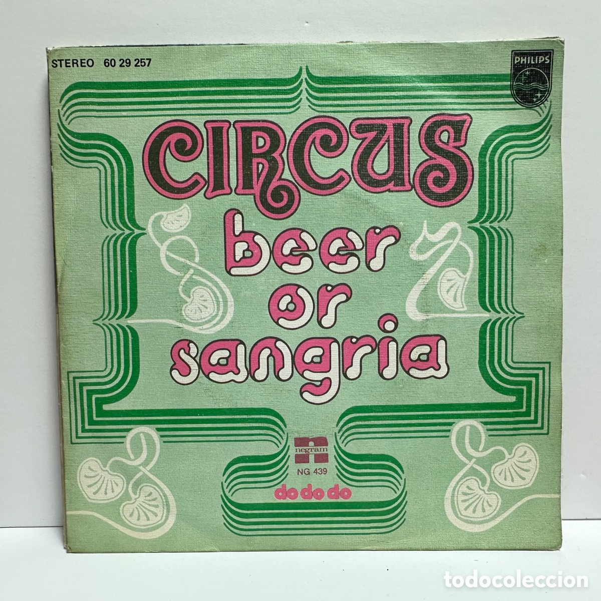 Discos de vinilo: Circus - Beer Or Sangria (7&rdquo;, Single) - Foto 1