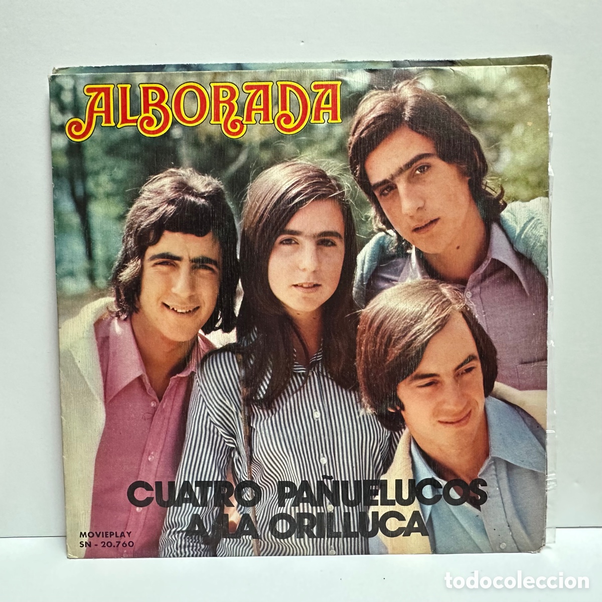 Discos de vinilo: Alborada - Cuatro Pa&ntilde;uelucos / A La Orilluca (7&rdquo;, Single) - Foto 1