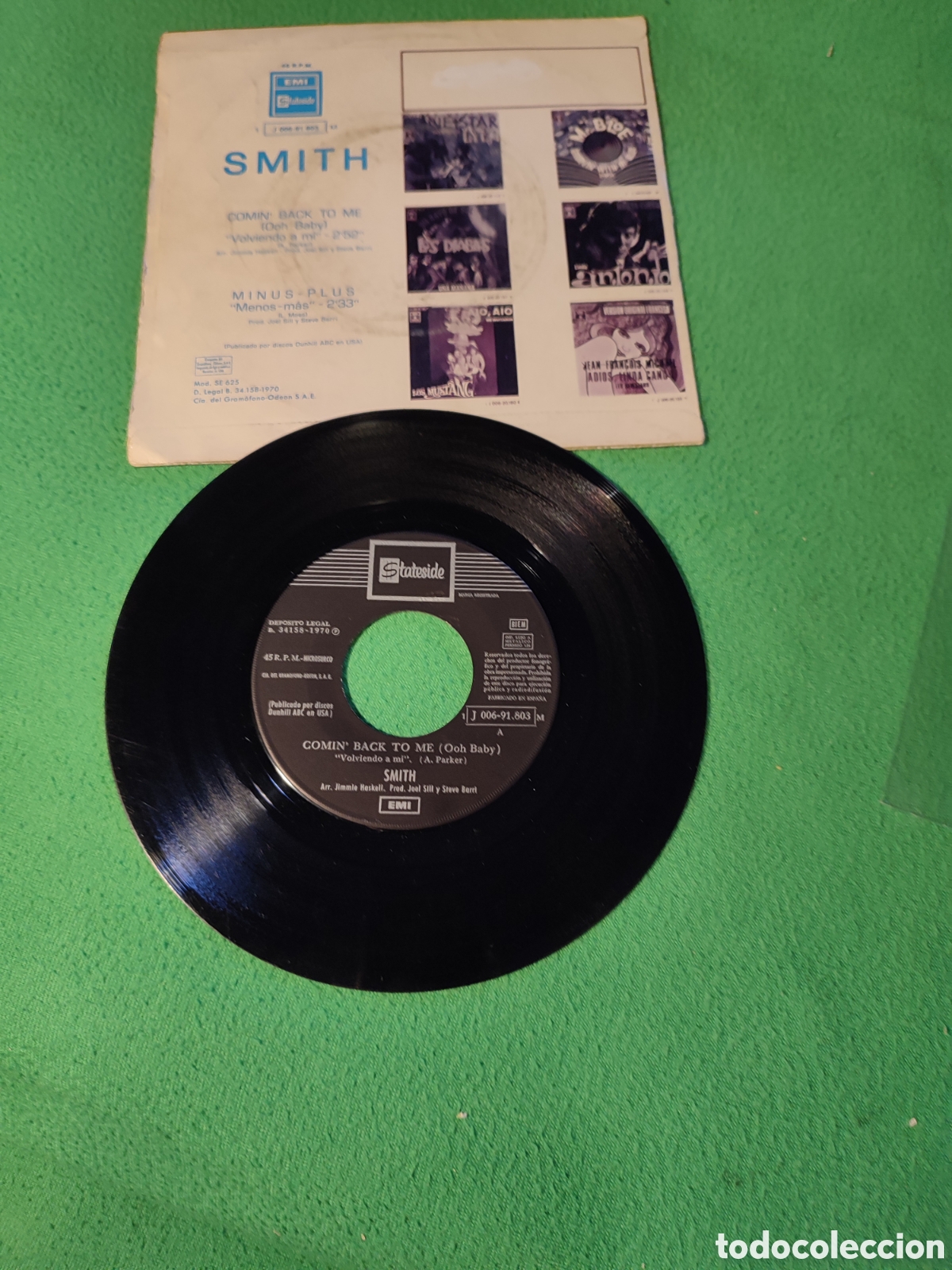 Discos de vinilo: Smith - Comin Back to me - Foto 2