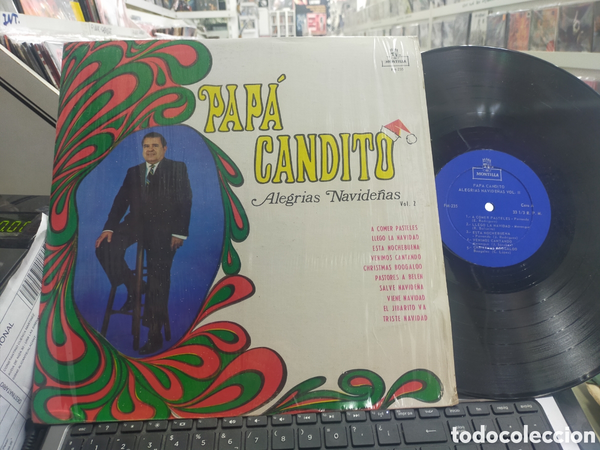 Disques de vinyle: Papa candito lp alegr&iacute;as navide&ntilde;as vol.2 Montilla