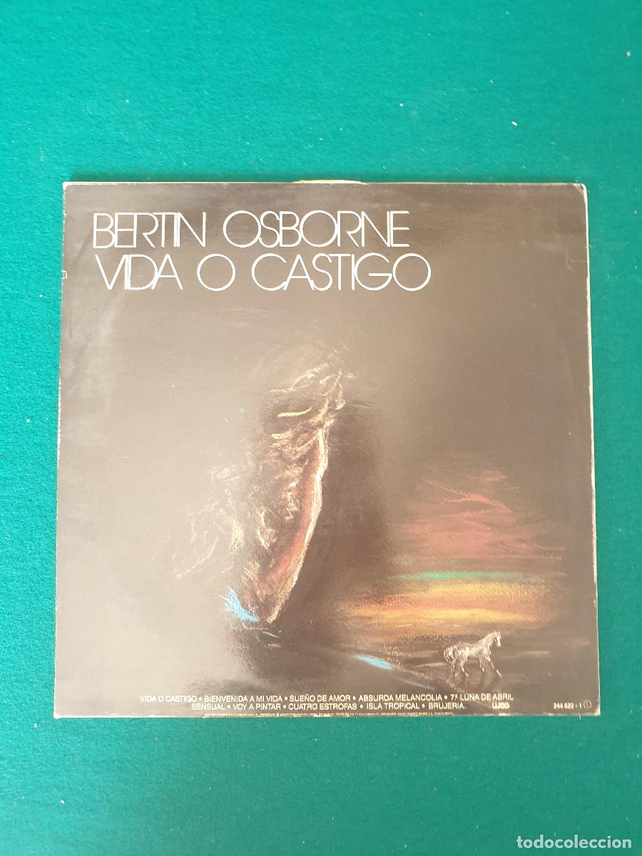 Discos de vinilo: Bert&iacute;n Osborne &ndash; Vida O Castigo - Foto 2