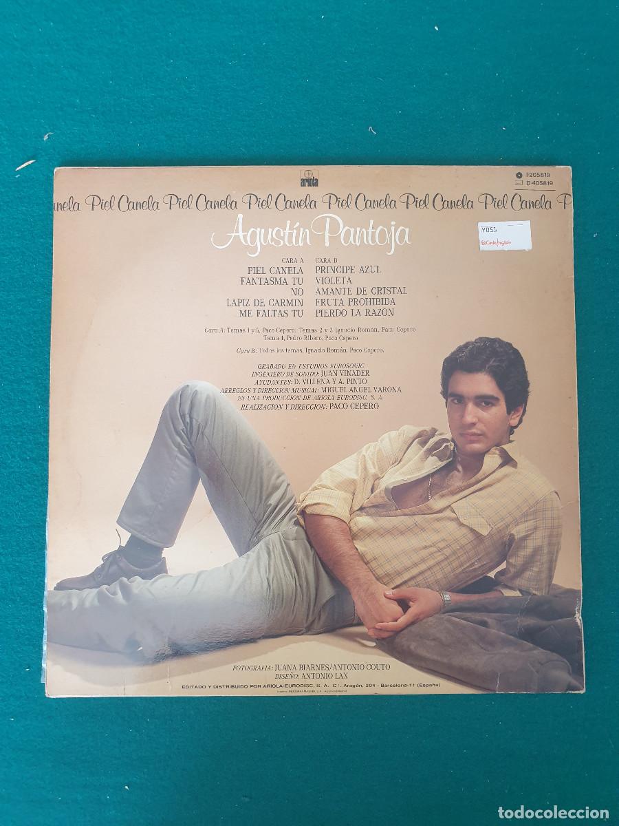 Discos de vinilo: Agust&iacute;n Pantoja &ndash; Piel Canela - Foto 2