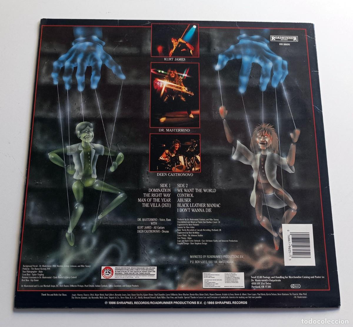Discos de vinilo: LP DR. MASTERMIND - DR. MASTERMIND - Foto 2