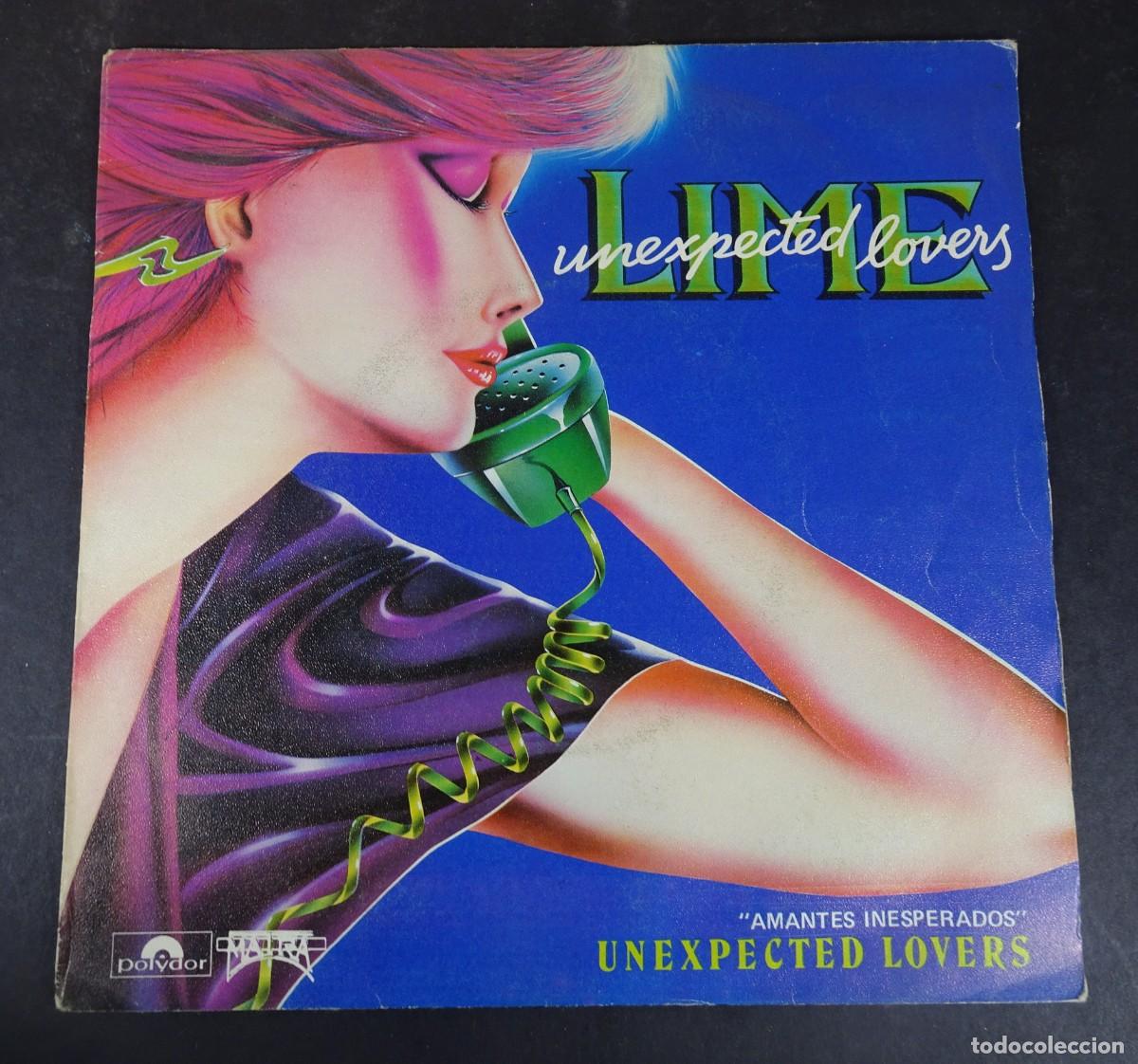 Discos de vinilo: SINGLE, LIME, UNEXPECTED LOVERS , VER FOTOS