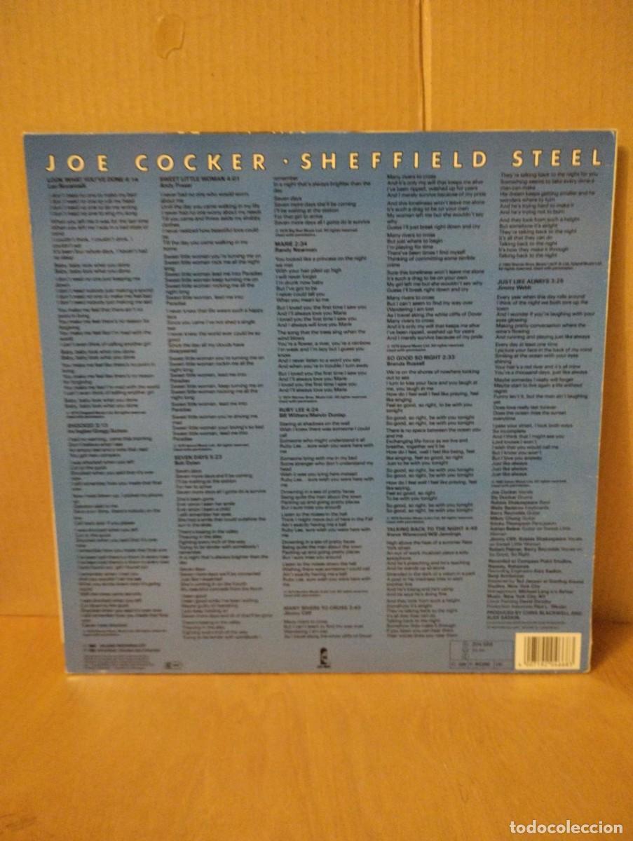 Discos de vinilo: JOE COCKER ---- SHEFFIELD STEEL - Foto 2