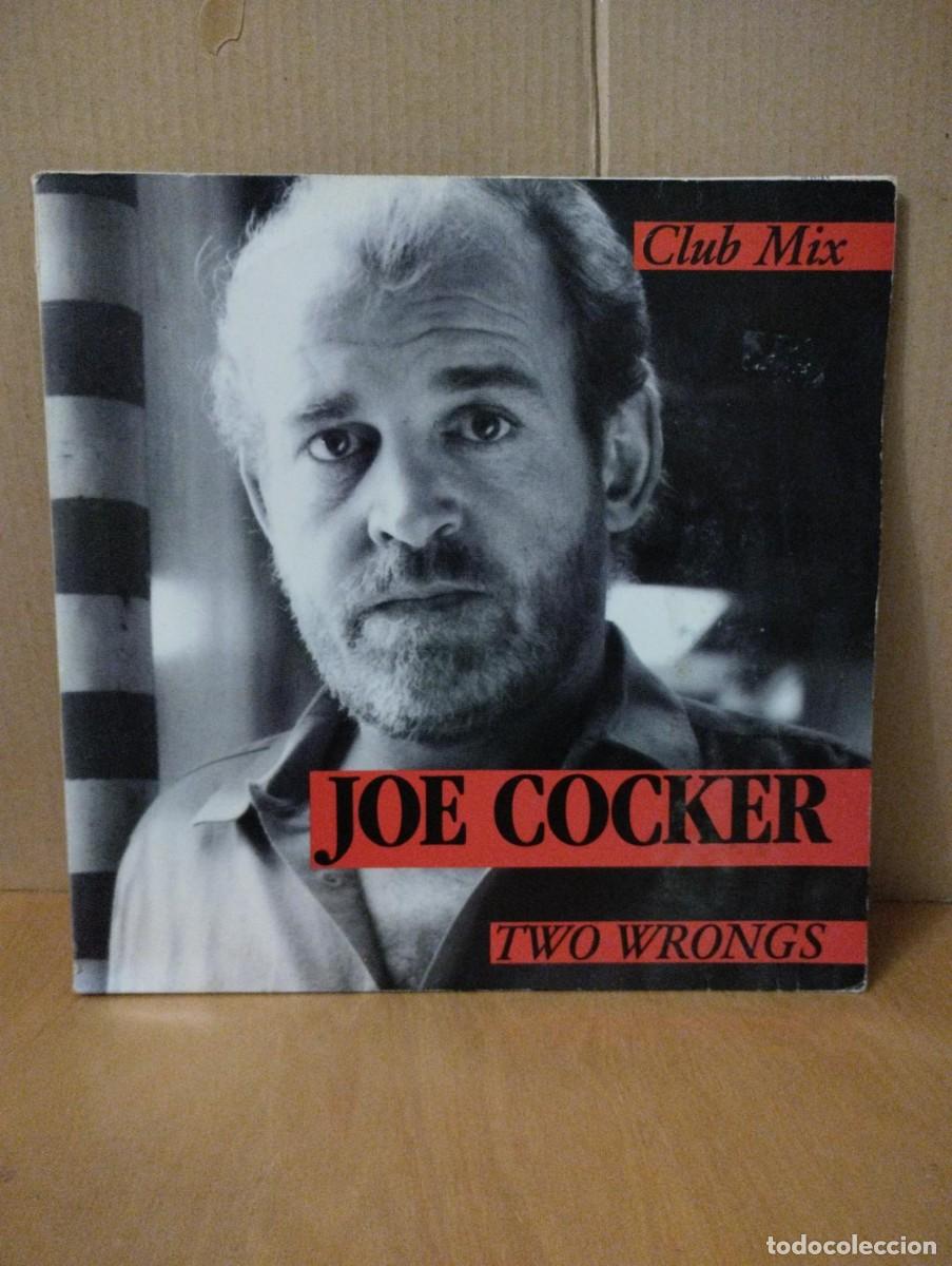 Discos de vinilo: JOE COCKER ---- TWO WRONGS - MAXI SINGLE - Foto 1