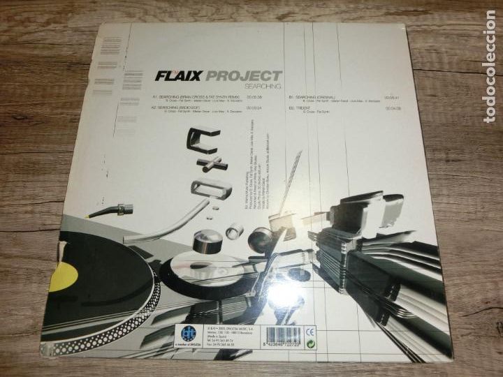 Discos de vinilo: Flaix Project &ndash; Searching - Foto 2
