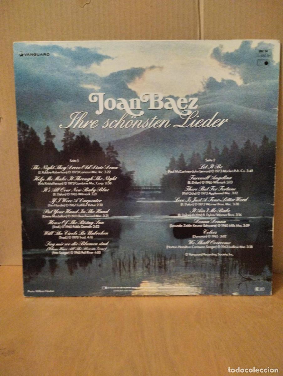 Discos de vinilo: JOAN BAEZ ---- IHRE SCH&Ouml;NSTEN LIEDER - Foto 2
