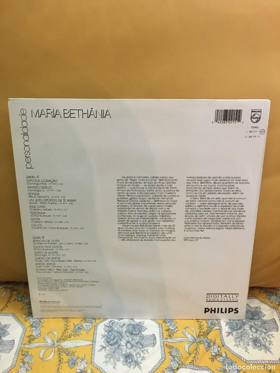 Discos de vinilo: Maria Beth&acirc;nia &lrm;&ndash; Personalidade - Foto 2