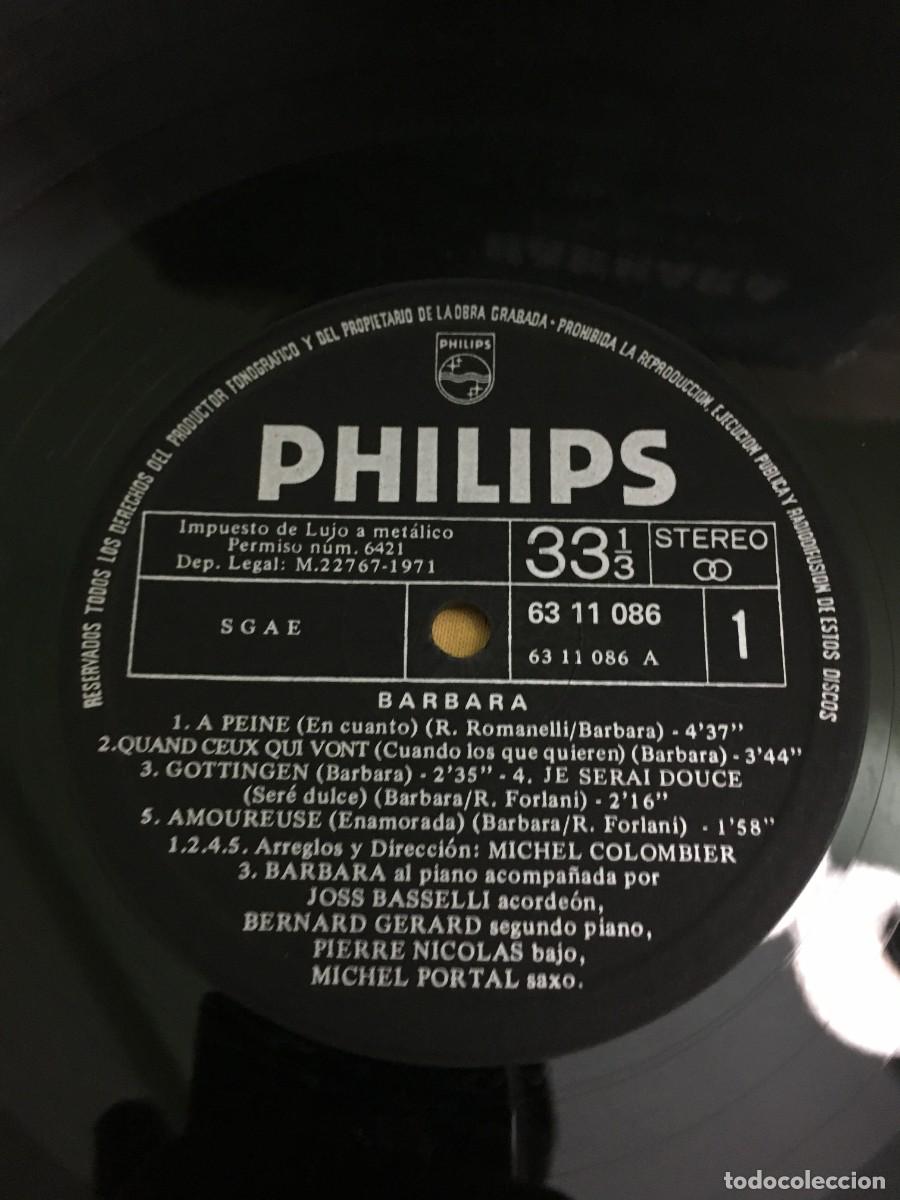 Discos de vinilo: Barbara &lrm;&ndash; Laigle Noir - Foto 4