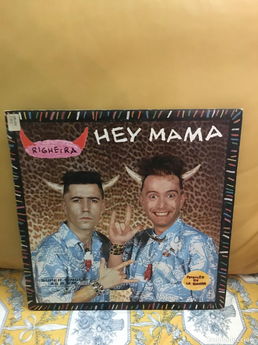 Discos de vinilo: Righeira &lrm;&ndash; Hey Mama - Foto 1
