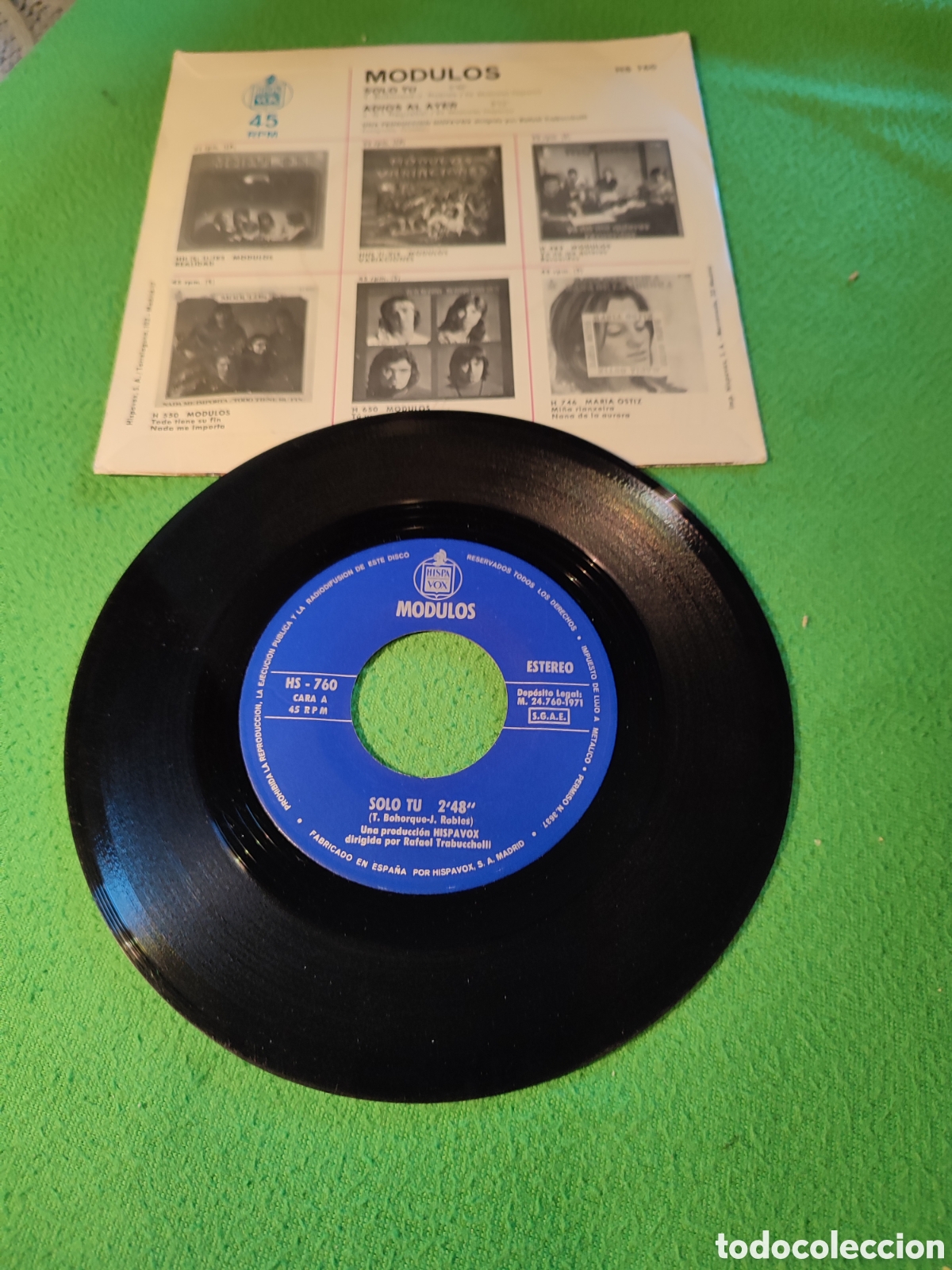Discos de vinilo: M&oacute;dulos - Solo t&uacute; - Foto 2