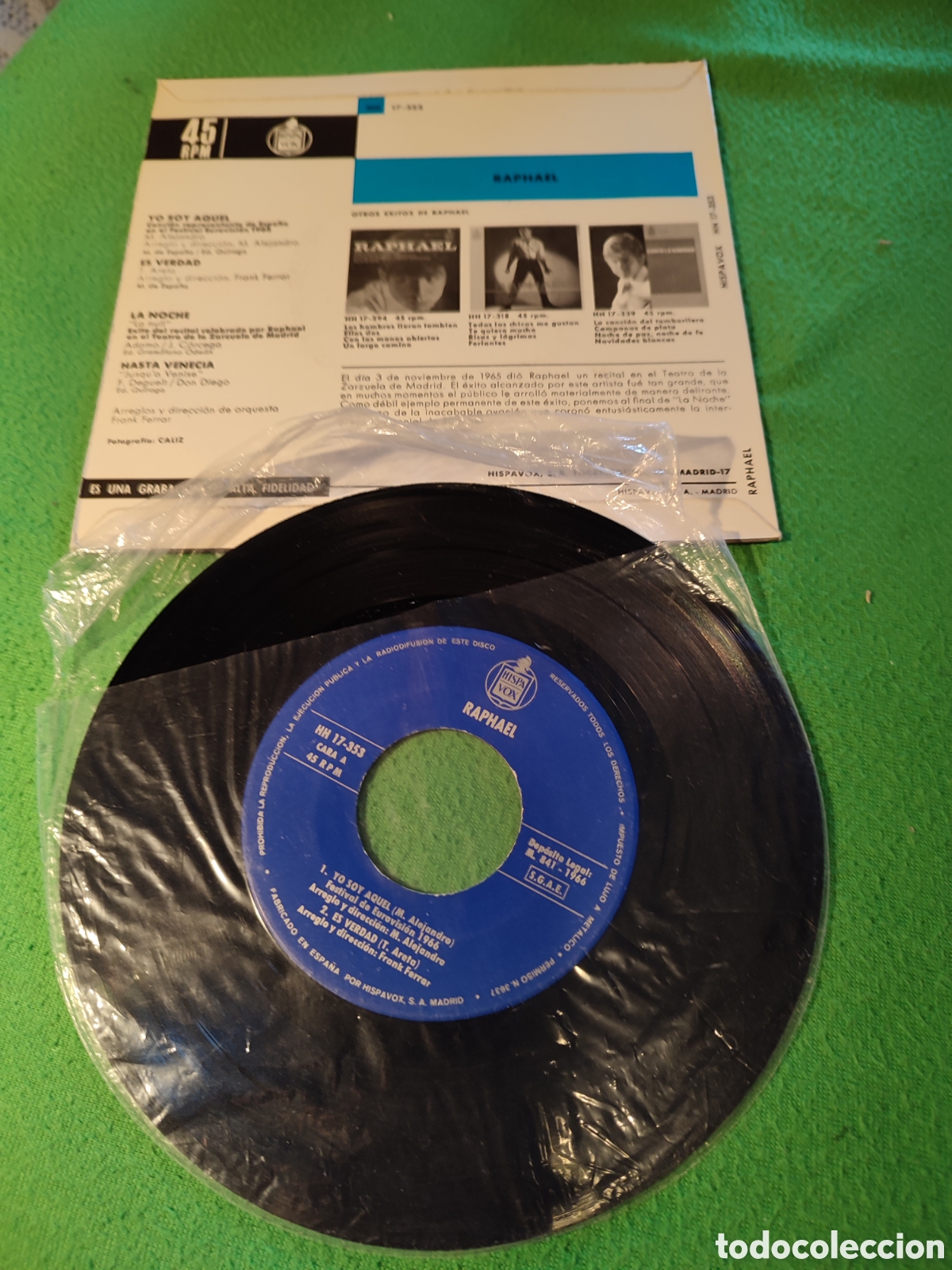 Discos de vinilo: Raphael - Yo soy aquel+ 3 - Foto 2