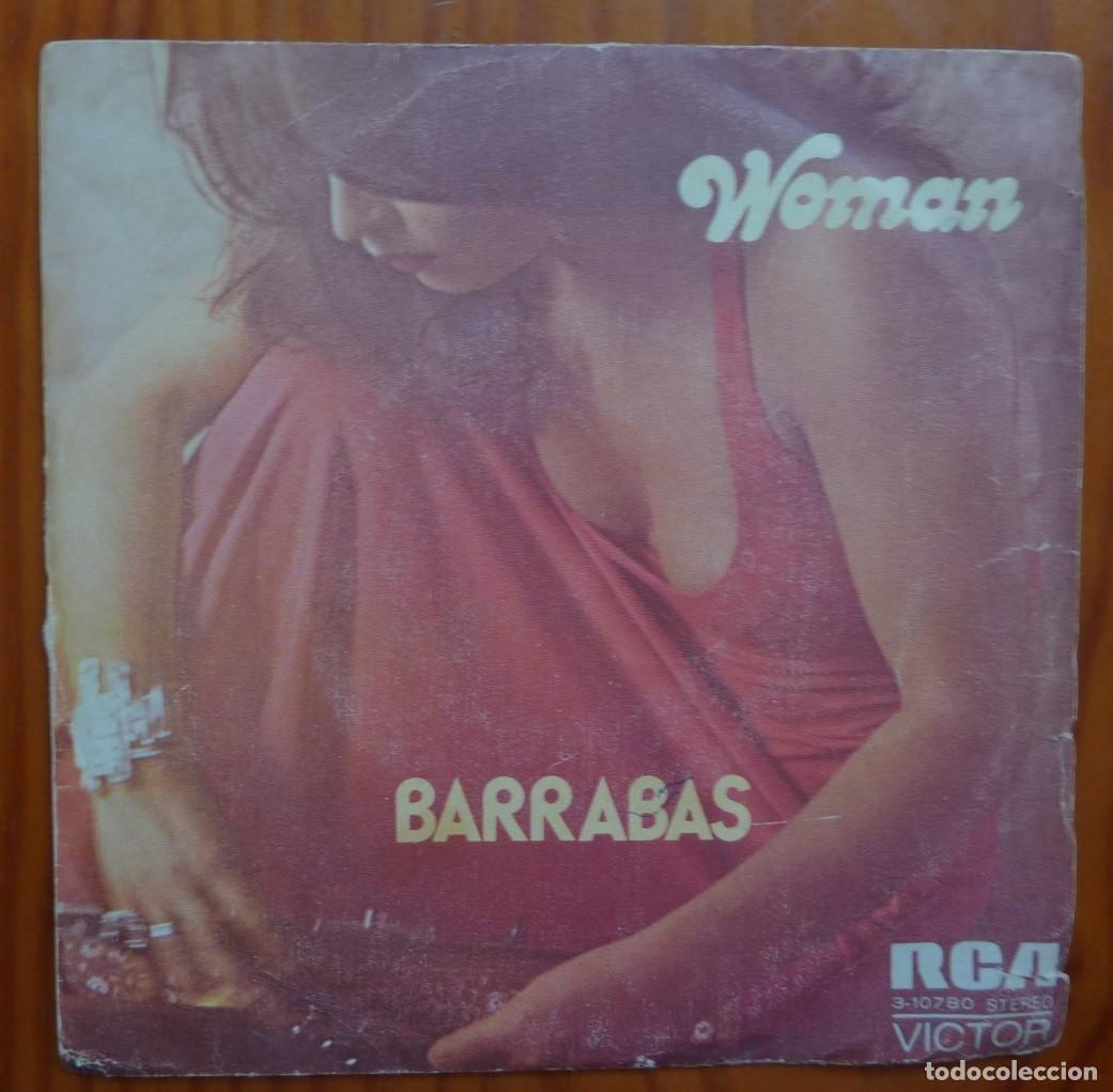 Discos de vinilo: BARRABAS / WOMAN / 1972 / SINGLE - Foto 1