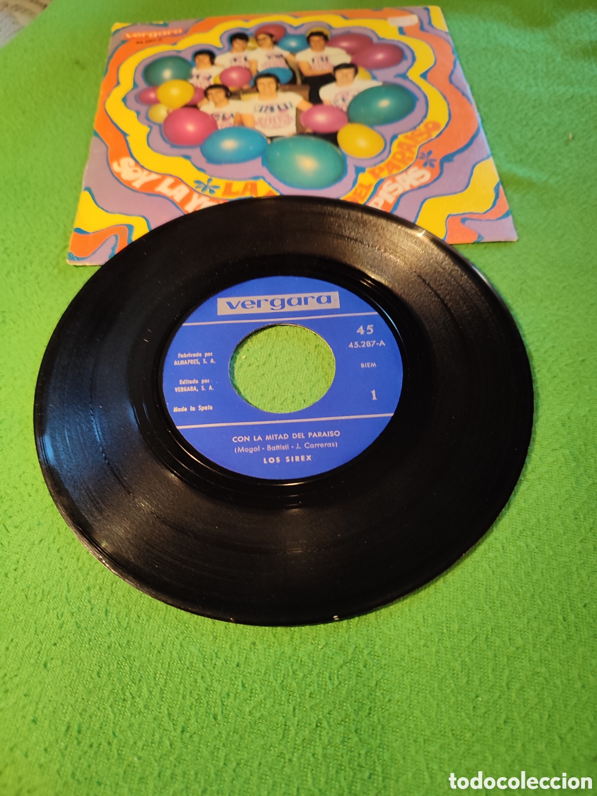 Discos de vinilo: Los Sirex - La mitad del para&iacute;so - Foto 2