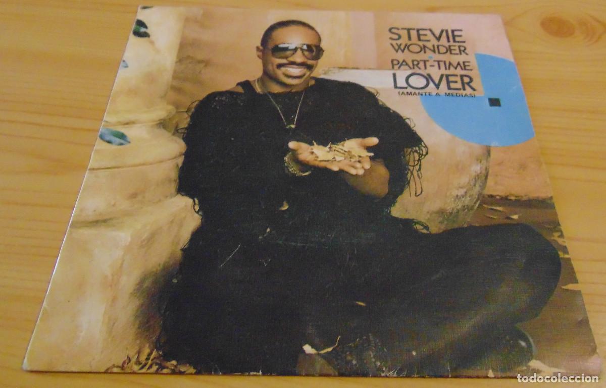 Discos de vinilo: Stevie Wonder &ndash; Part-Time Lover - SINGLE 1985 - Foto 1