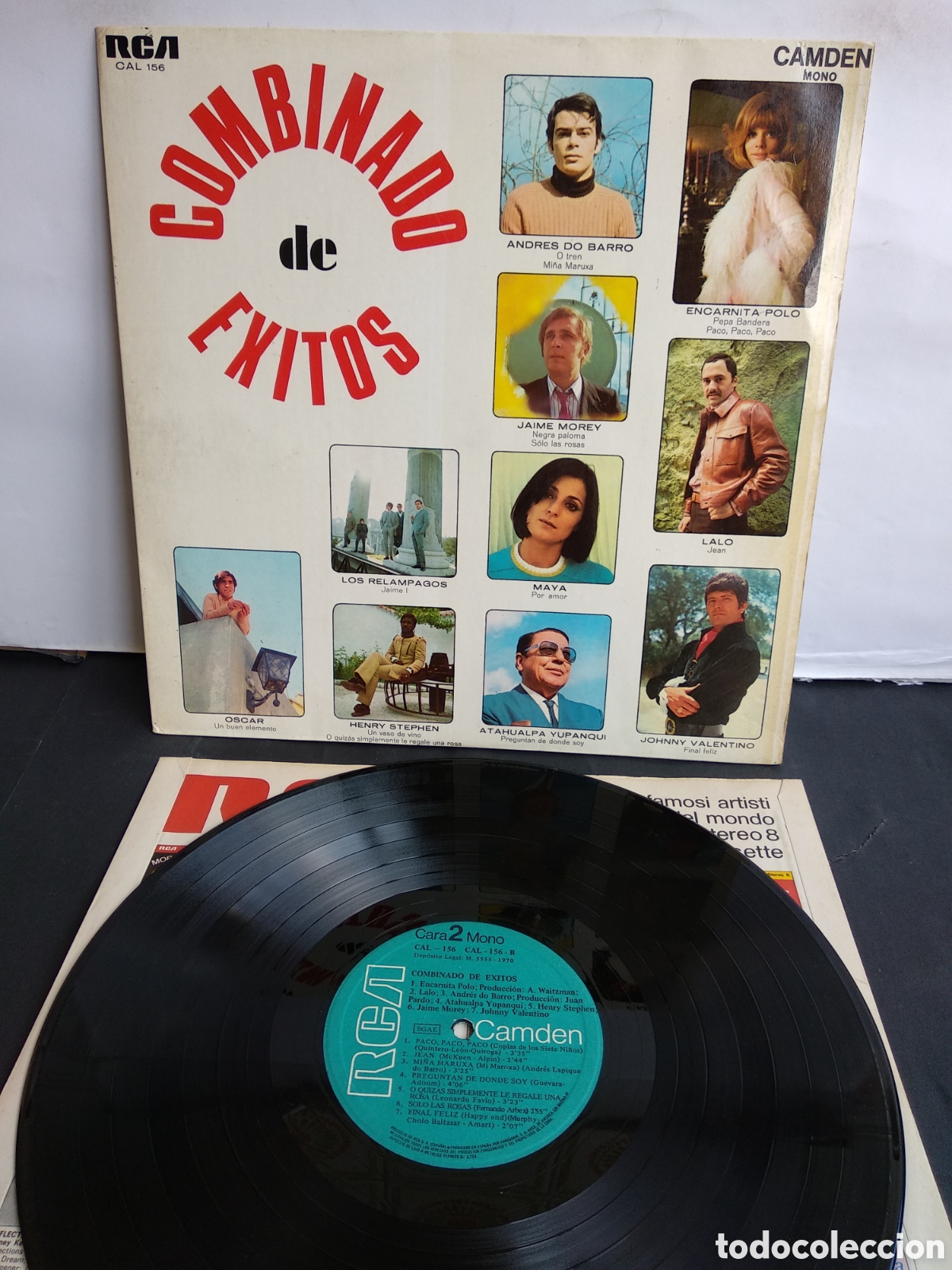 Vinyl records: COMBINADO DE &Eacute;XITOS, SPAIN, RCA, 1970, J.5