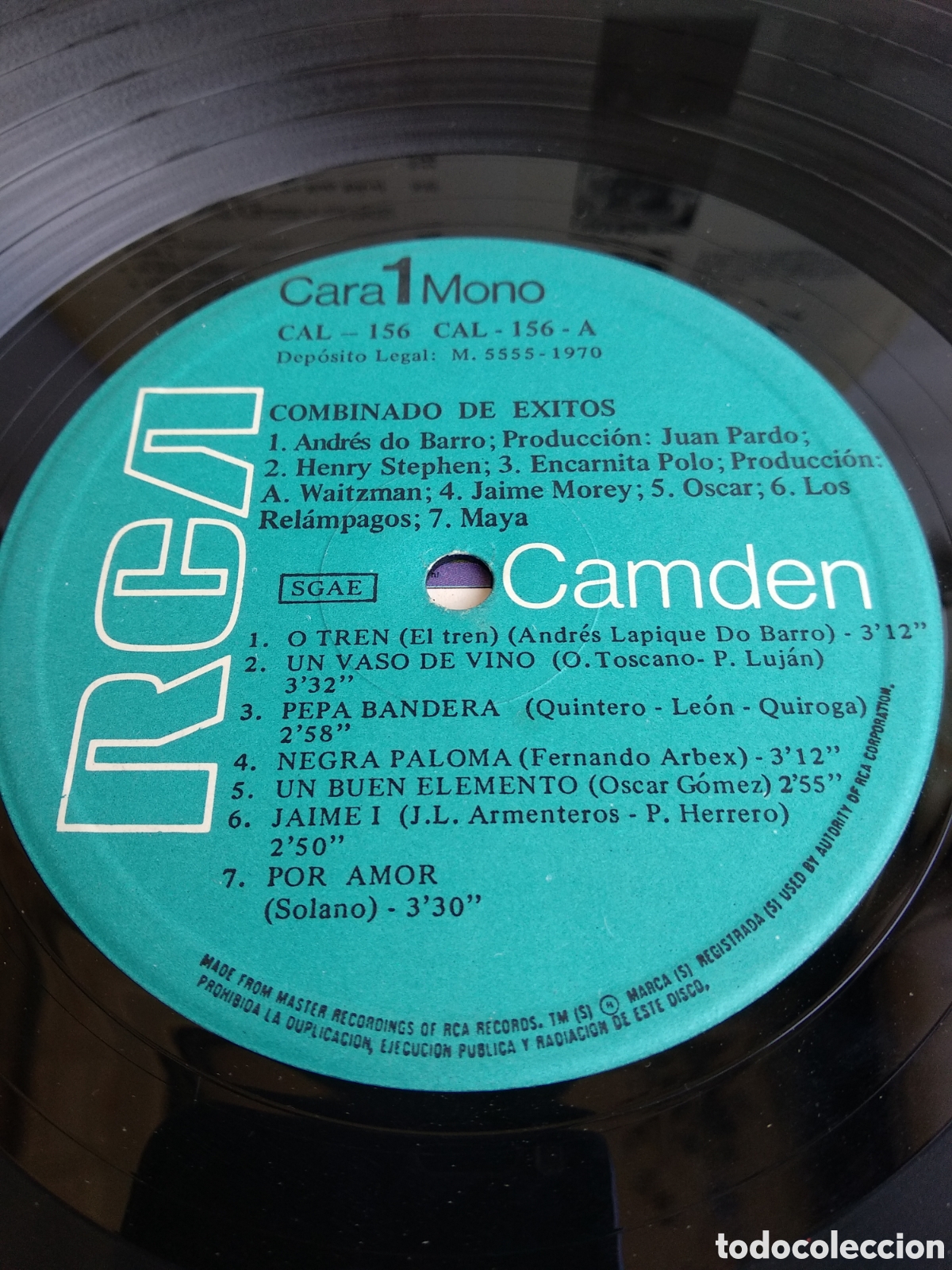 Discos de vinilo: COMBINADO DE &Eacute;XITOS, SPAIN, RCA, 1970, J.5 - Foto 4