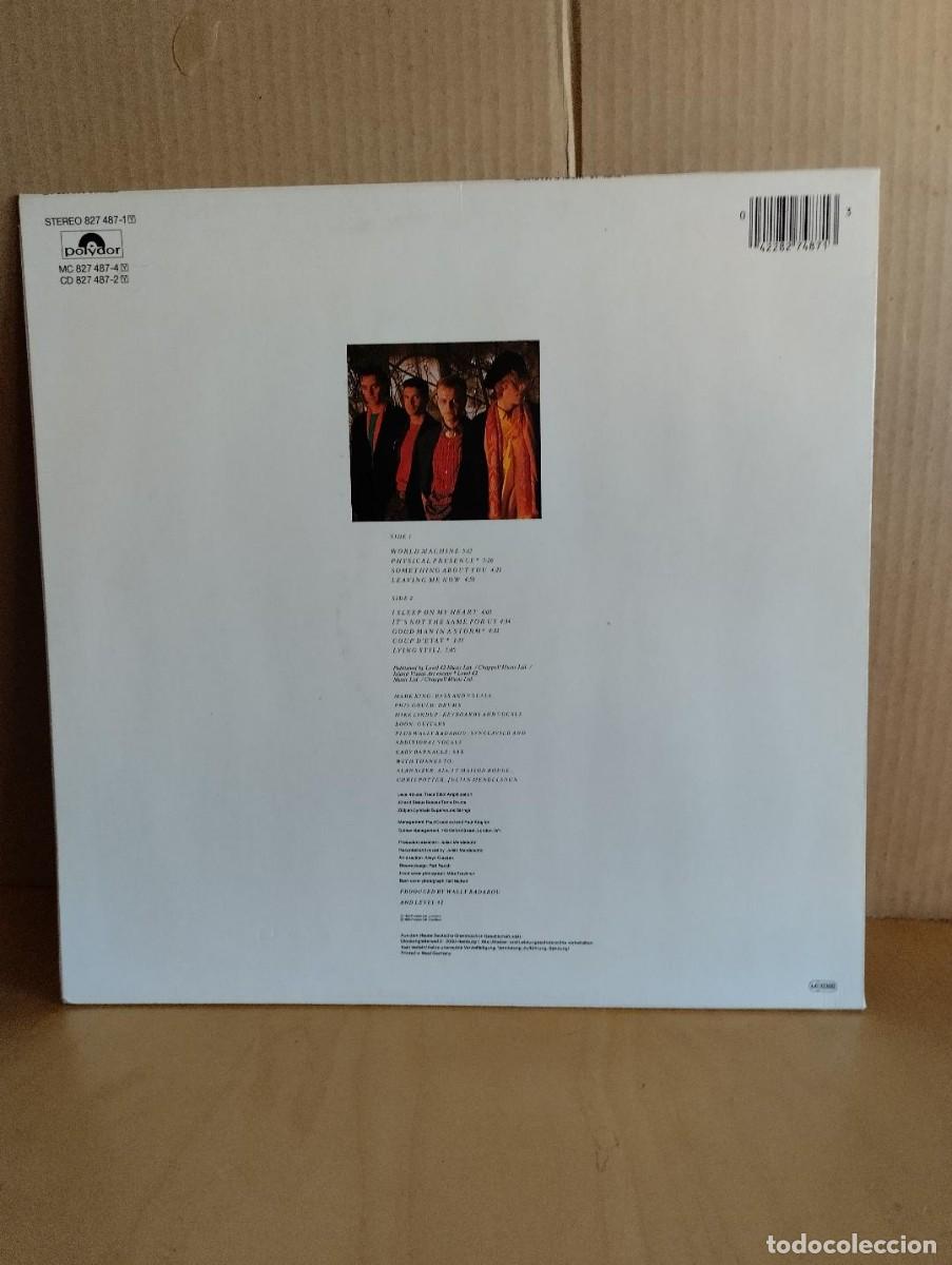 Discos de vinilo: LEVEL 42 ---- WORLD MACHINE - Foto 2