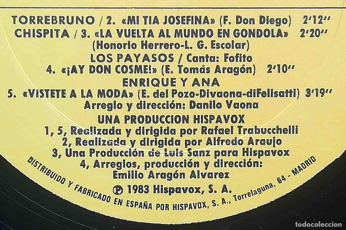 Discos de vinilo: LP Superpeques. Hispavox 1983. Solo disco. - Foto 2