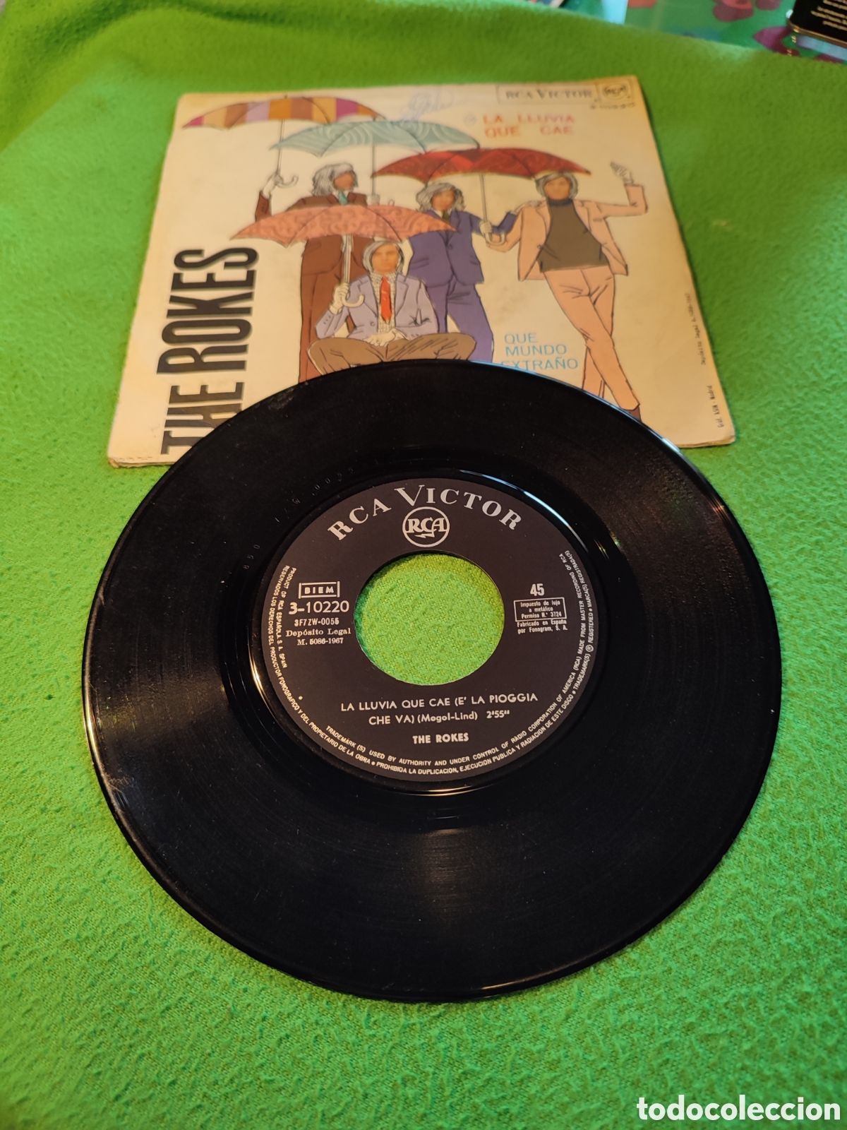 Discos de vinilo: The Rokes - La lluvia que cae - Foto 2