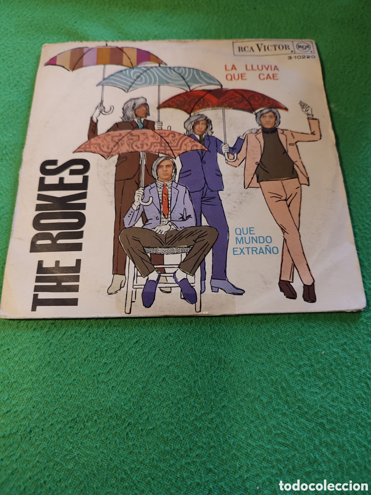 Discos de vinilo: The Rokes - La lluvia que cae - Foto 1