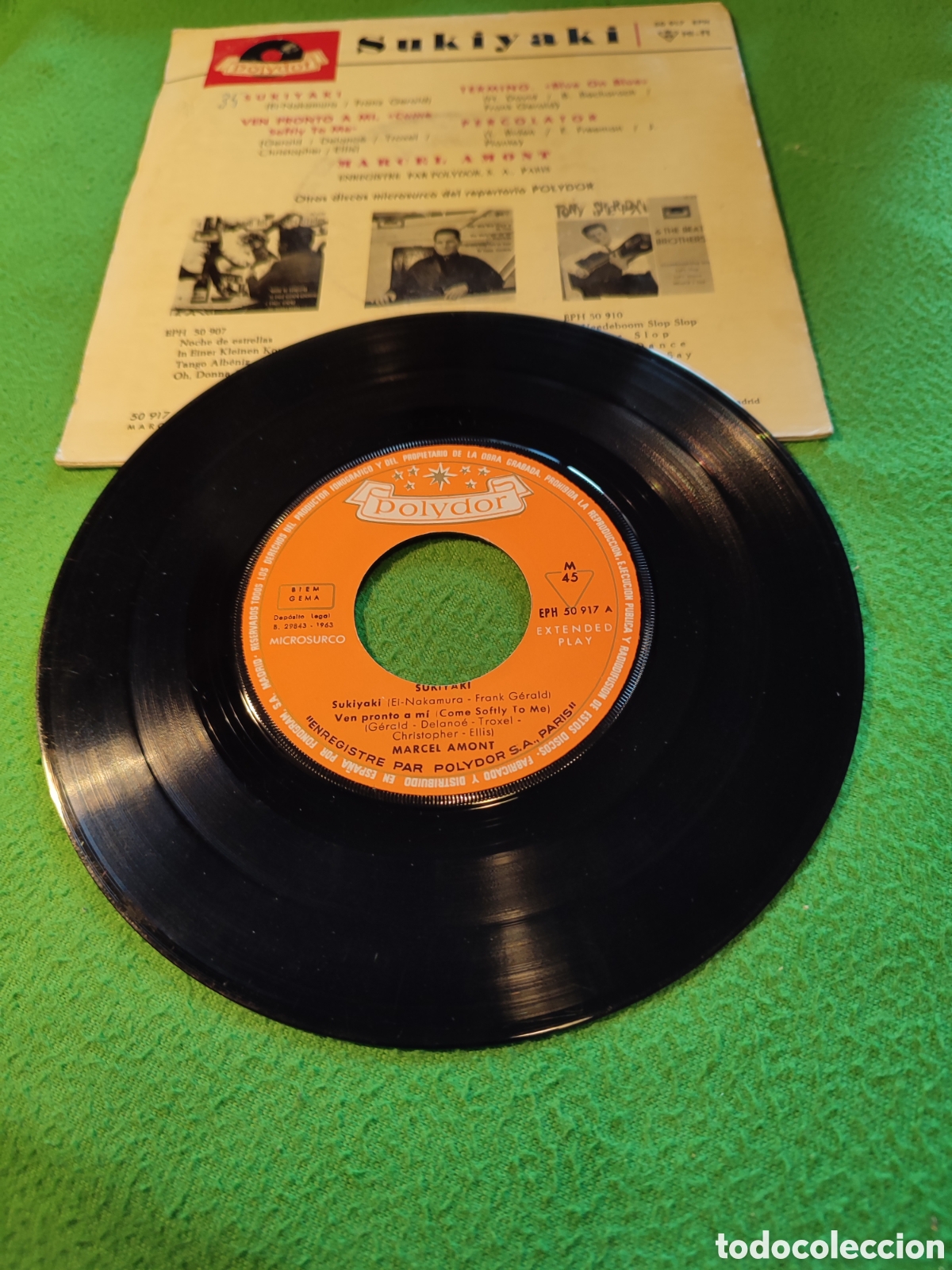 Discos de vinilo: Marcel Amont- Sukiyaki + 3 - Foto 2