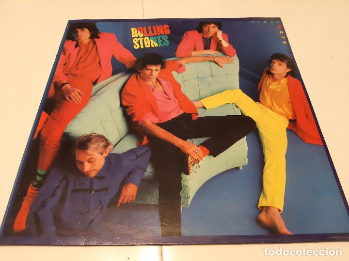 Discos de vinilo: ROLLING STONES -DIRTY WORK- (1986) LP DISCO VINILO - Foto 1