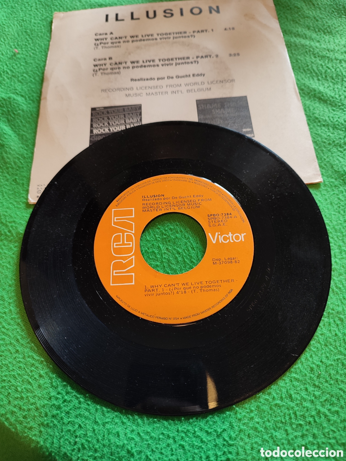 Discos de vinilo: Illusion - Why Cant we Live togheter,? - Foto 2