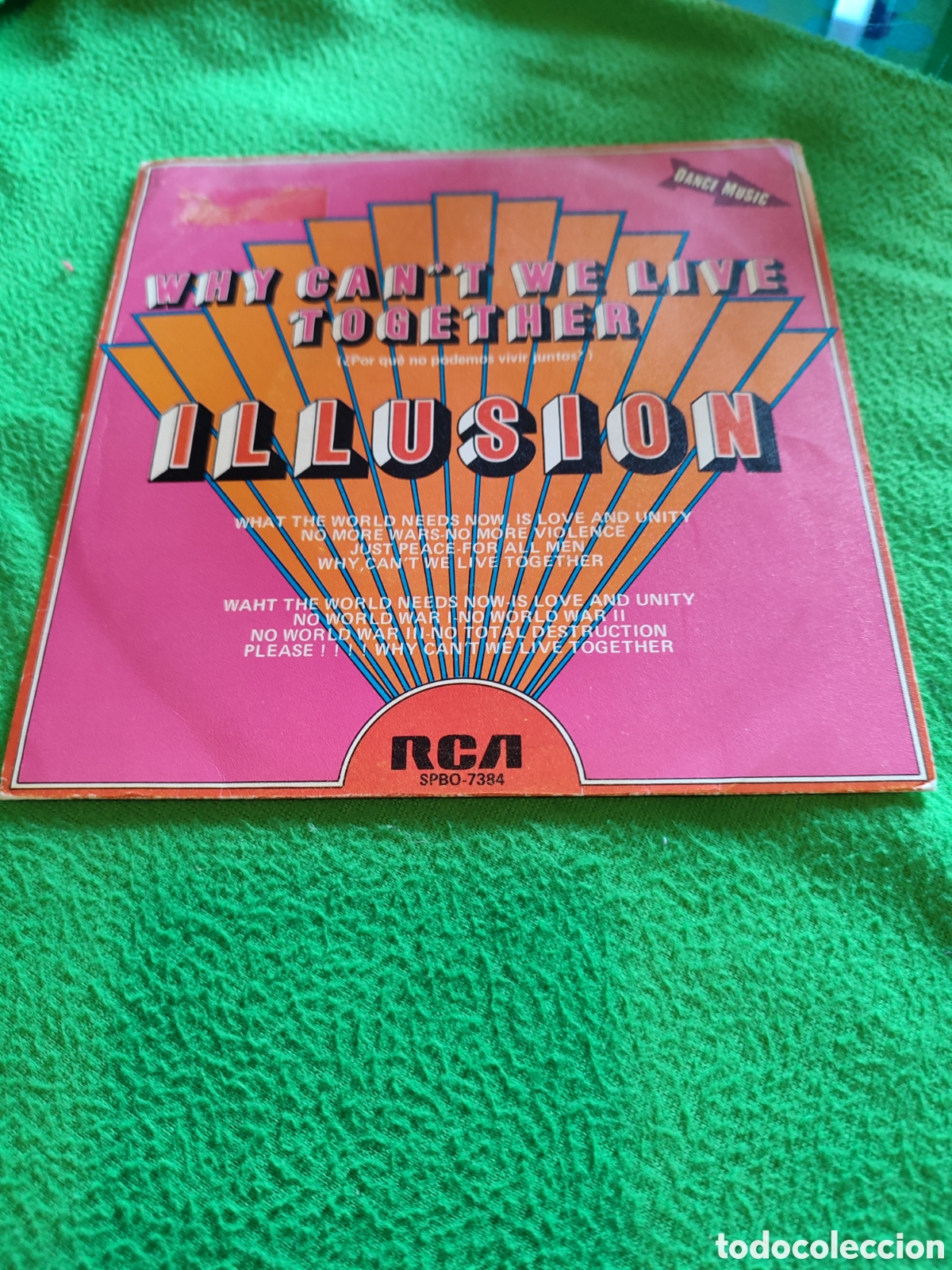 Discos de vinilo: Illusion - Why Cant we Live togheter,? - Foto 1