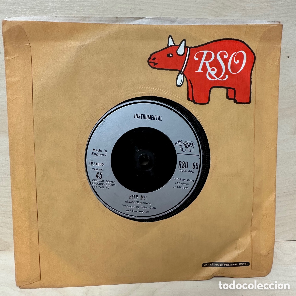 Discos de vinilo: Marcy Levy And Robin Gibb - Help Me (7&rdquo;, Single) - Foto 2