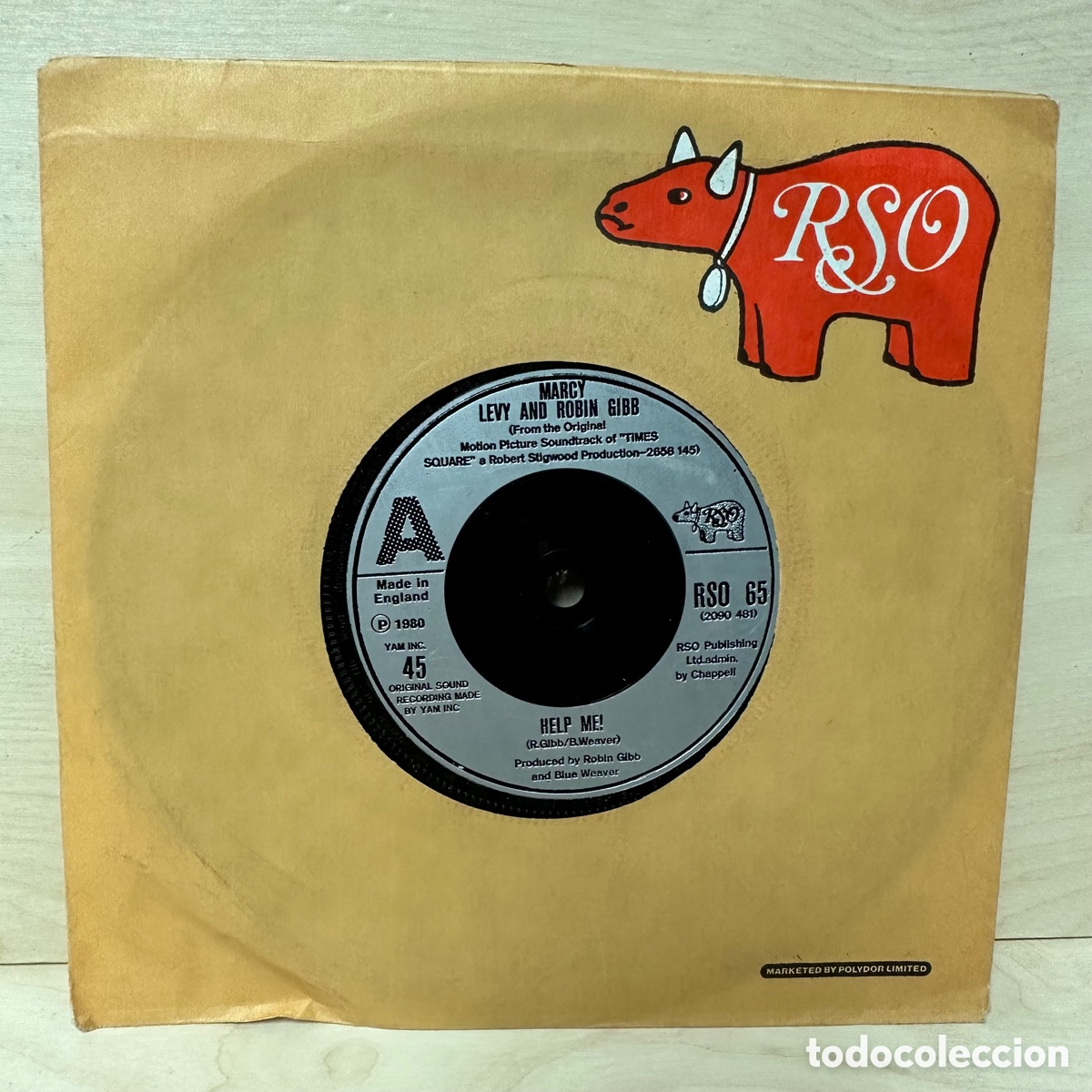 Discos de vinilo: Marcy Levy And Robin Gibb - Help Me (7&rdquo;, Single) - Foto 1
