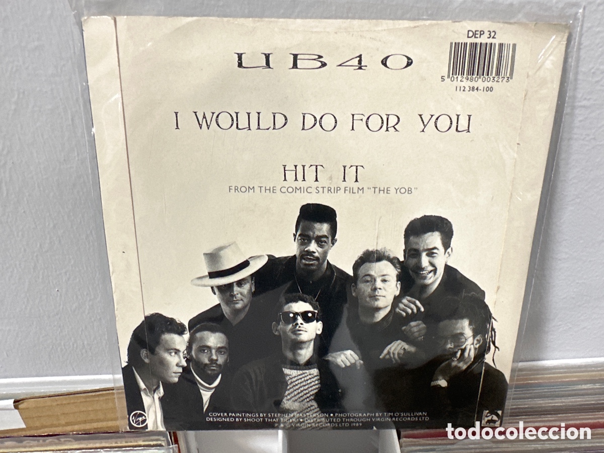 Discos de vinilo: UB40 - I Would Do For You (7&rdquo;, Single) - Foto 2