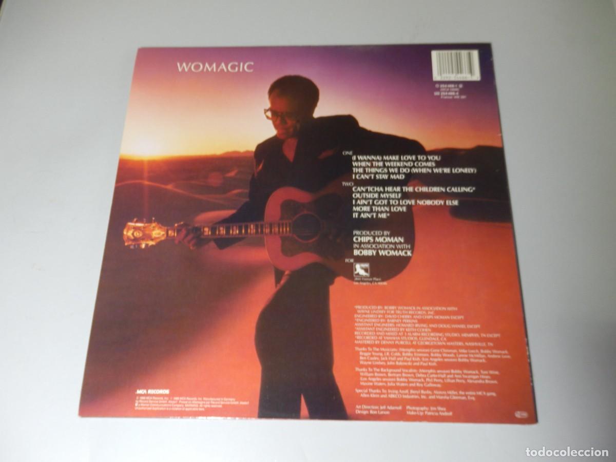 Discos de vinilo: Vinilo Bobby Womack Womagic serie importaci&oacute;n - Foto 2