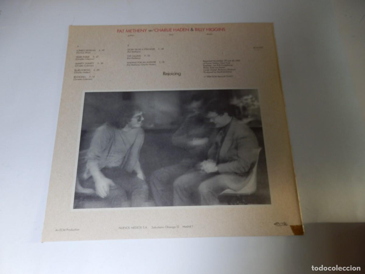 Discos de vinilo: Vinilo Pat Metheny Rejoicing 1984 - Foto 2