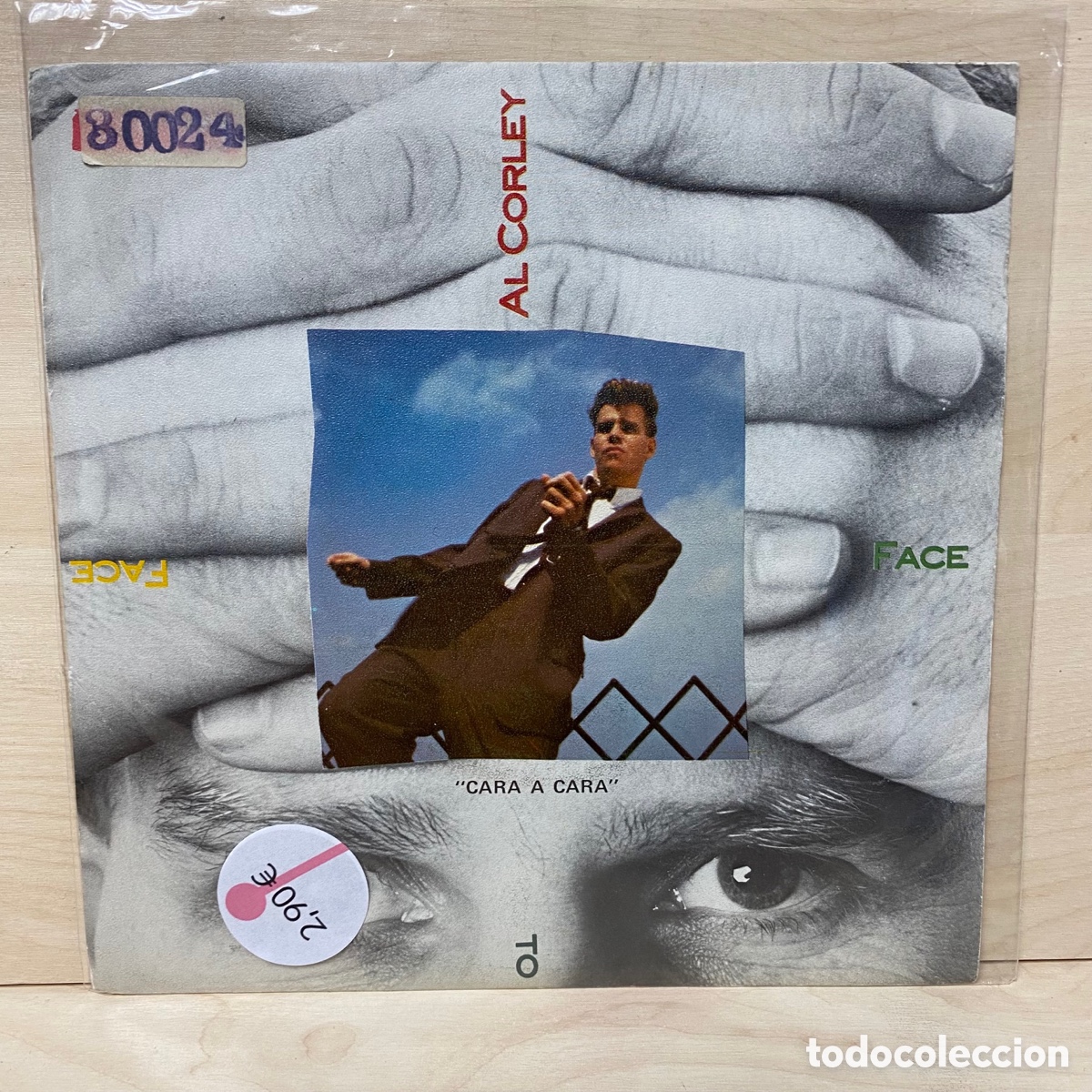 Discos de vinilo: Al Corley - Face To Face = Cara A Cara (7&rdquo;, Single) - Foto 1