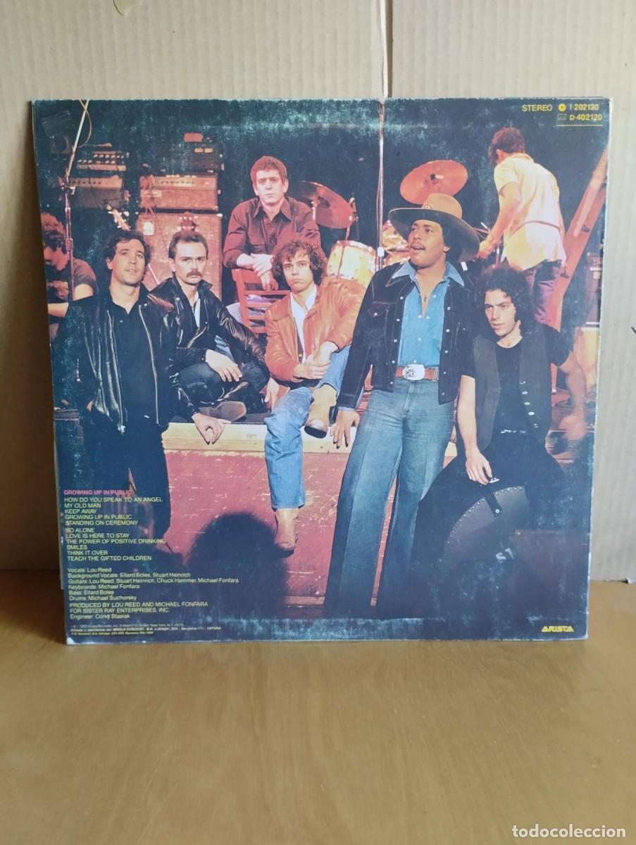 Discos de vinilo: LOU REED ----- GROWING UP IN PUBLIC - Foto 2