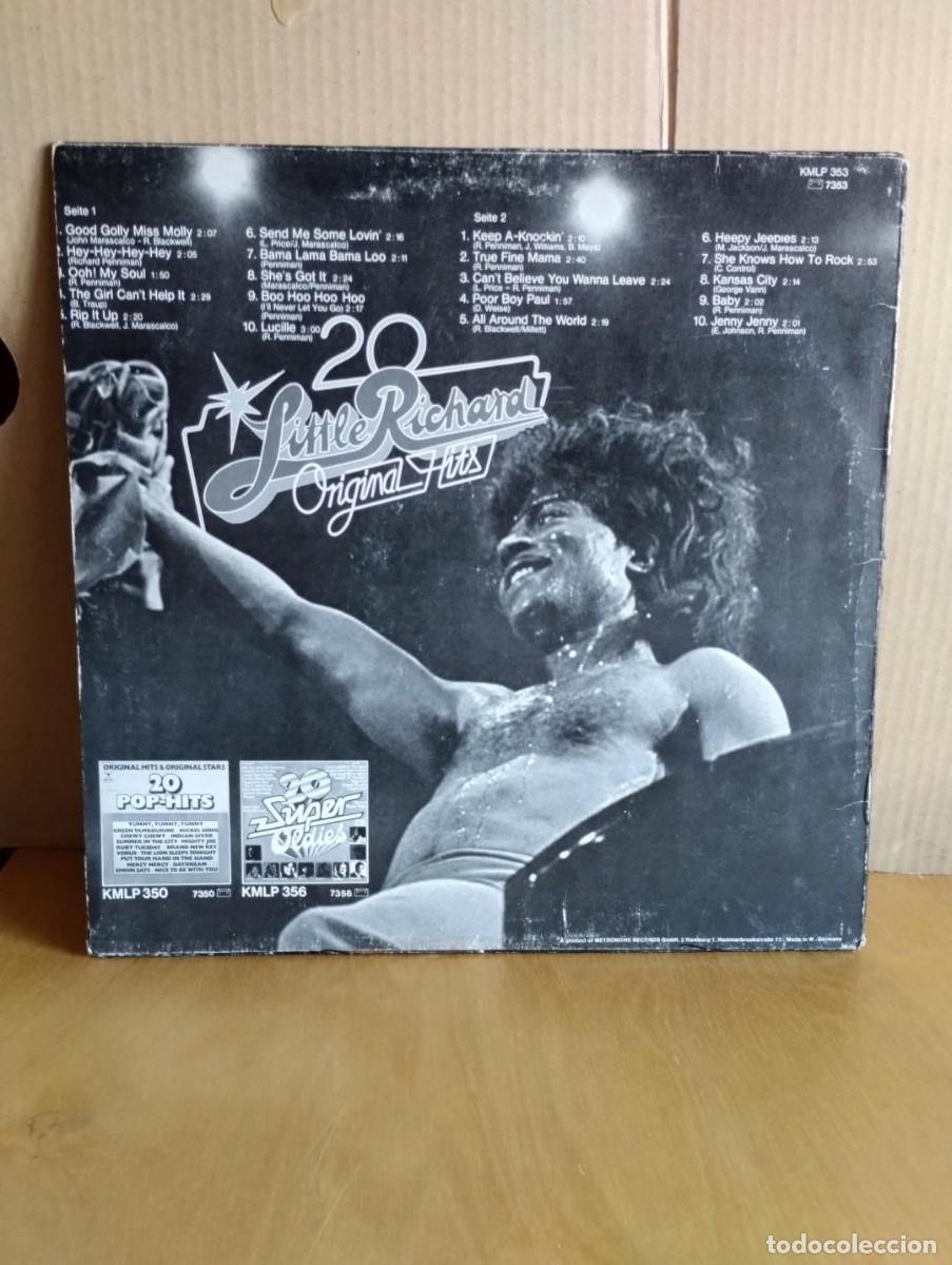 Discos de vinilo: LITTLE RICHARD ---- 20 ORIGINAL HITS - Foto 2