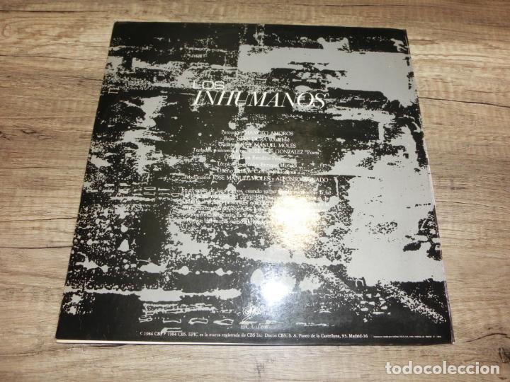 Discos de vinilo: LOS INHUMANOS - ERES UNA FOCA - Foto 2
